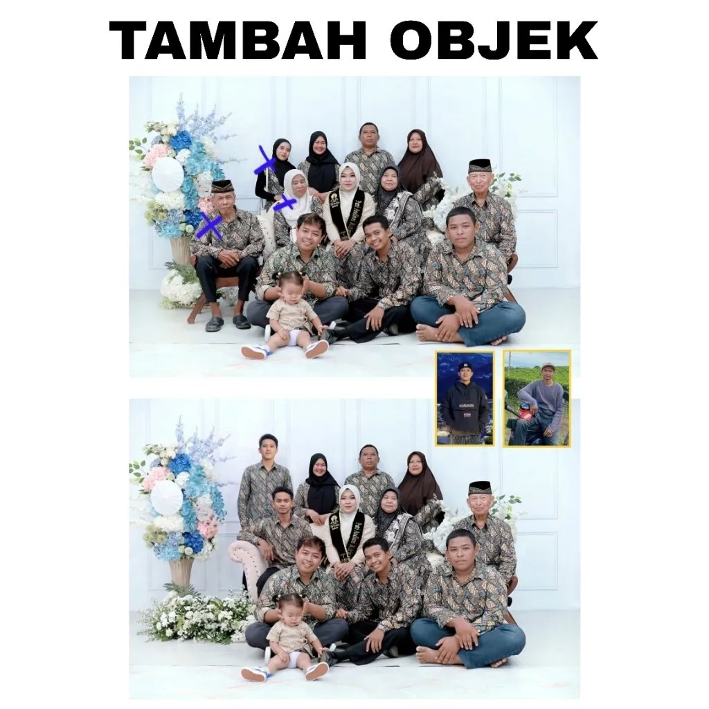 PROFESIONAL EDITING MENAMBAHKAN OBJEK / PROFESIONAL EDITING MENAMBAHKAN ORANG KE DALAM FOTO