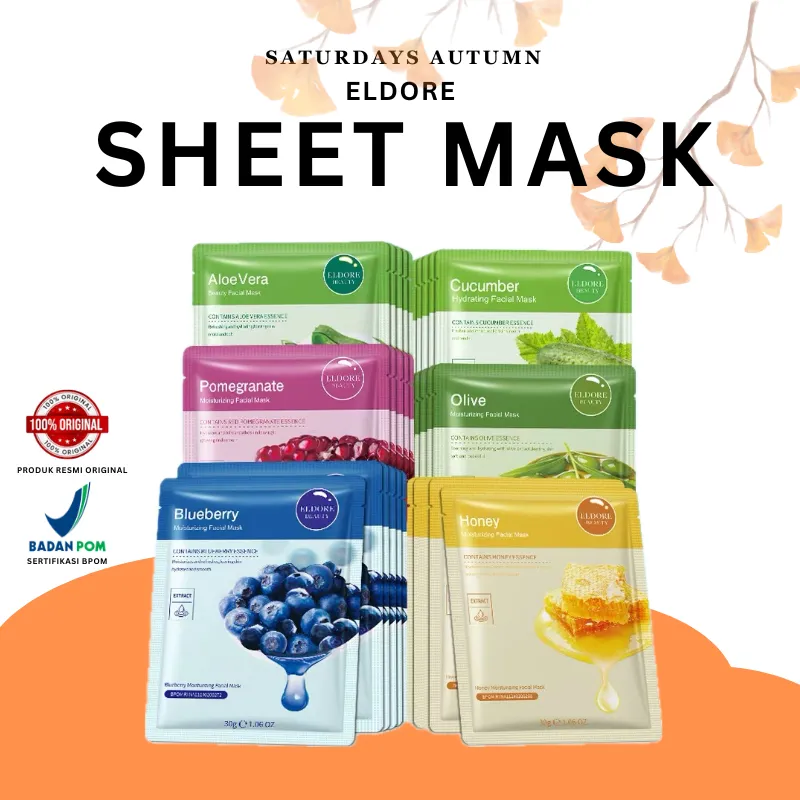 [BPOM] ELDORE Beauty Sheet Mask - Masker Wajah