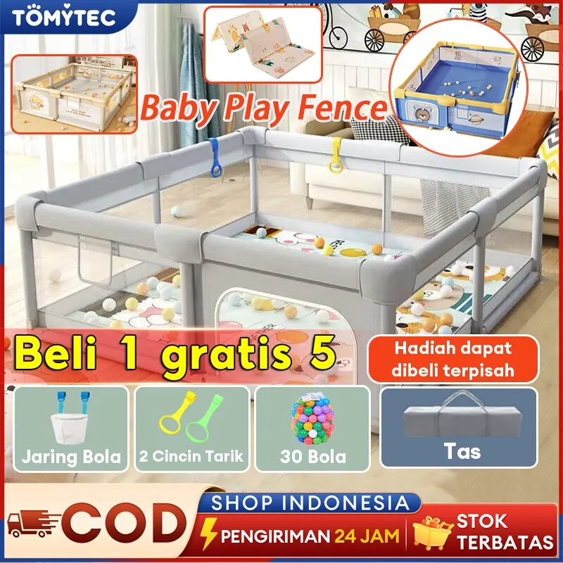Pagar Bayi Bermain Playpen Bayi Pagar Kasur Pengaman Baby Pagar Mainan Anak Kolam Mandi Bola Box Bayi Baby Safe
