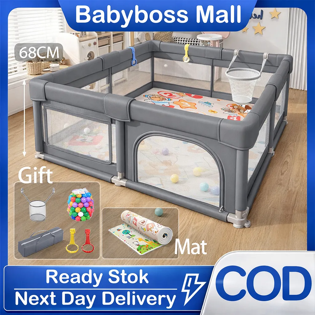 Pagar Bayi Bermain Mandi Bola Anak Pembatas Kasur Pagar Bayi Pagar Mainan Anak Playground Anak
