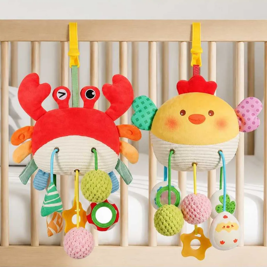 ULTRA Mainan Gantungan Teether Rattle Musik Stroller Murah Tempat Tidur Ranjang Baby Box Mobil Boneka Bayi Motorik Lucu New Born