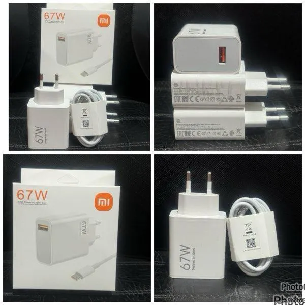 CHARGER XIAOMI 67W FAST CHARGING / charger xiaomi 67W tipe c / type c / adaptor charger MDY-12 -EU / poco : redmi supprot untuk semua hp