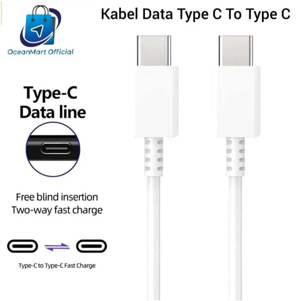 Kabel Data Type C Samsung Super Fast Charging Cable Charger HP Handphone