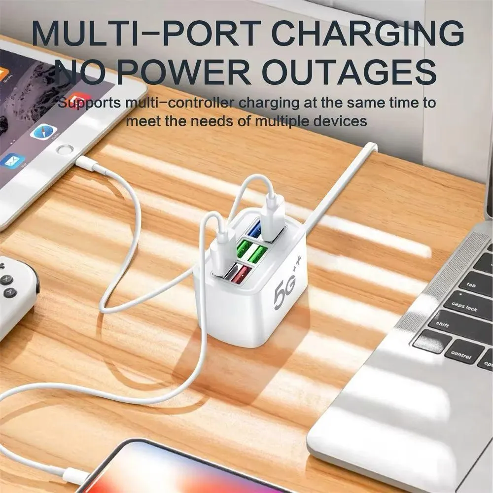 Charger USB 6 Port Fast Charging 3.1A Adaptor Cas HP Universal Multi Port