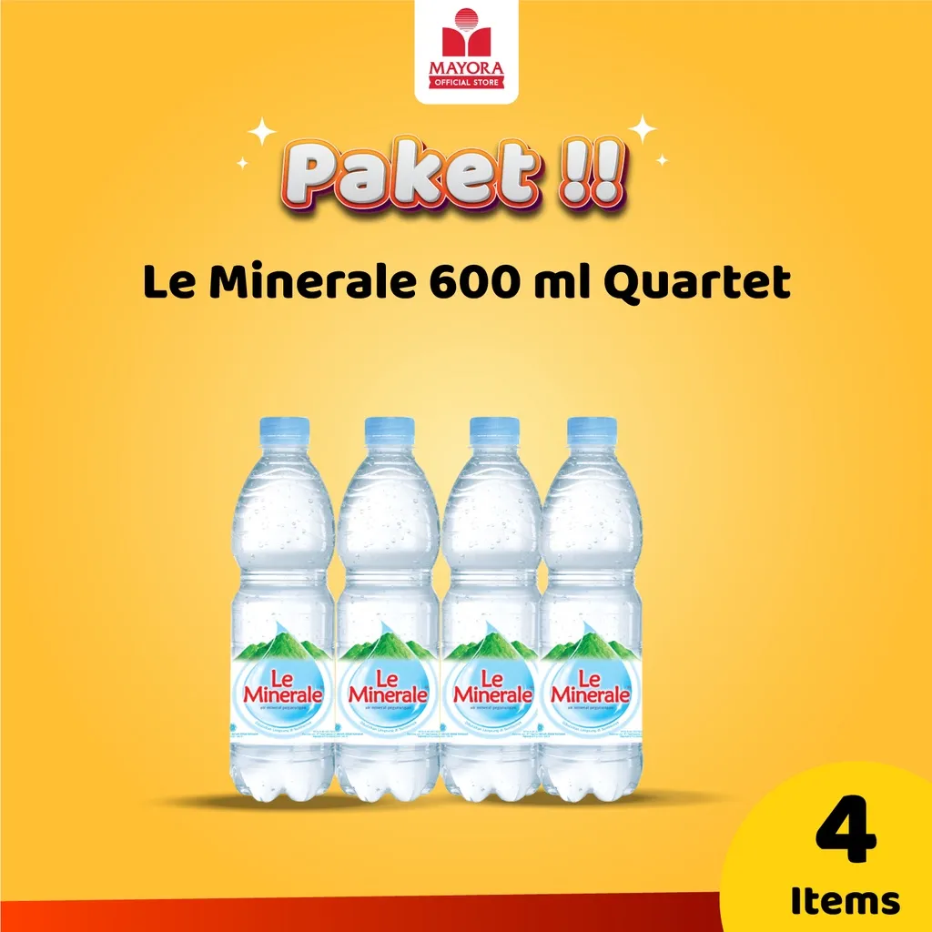 Le Minerale 600 ml Quartet
