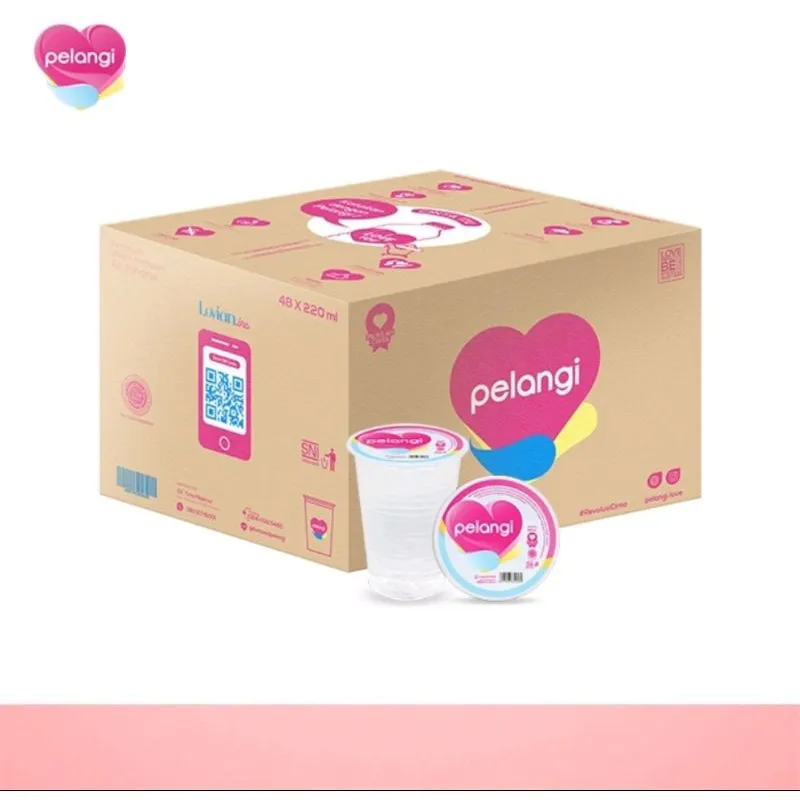 AIR MINERAL PELANGI AIR MINUM 220ML 48CUP
