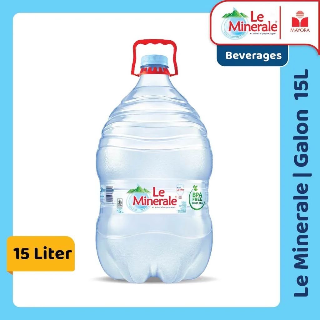 Le Minerale Galon 15 Liter
