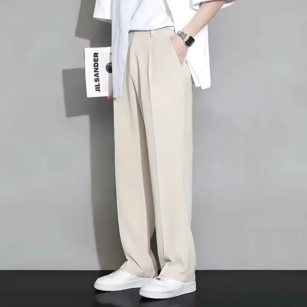 OSANAWEAR Celana Pria Formal Loose Pants Cream