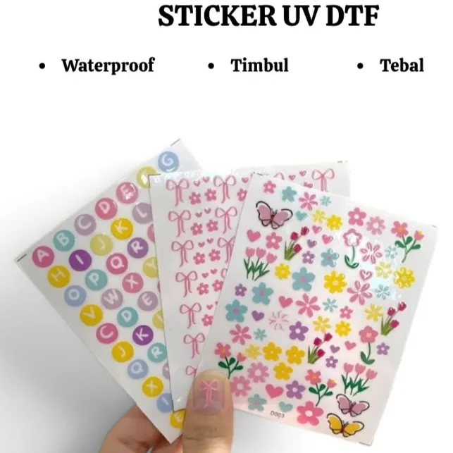 Sticker Tumbler Timbul Anti Air WaterProof