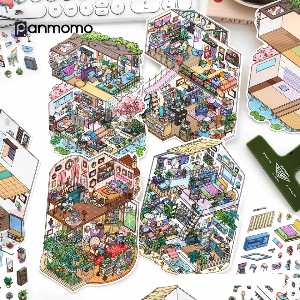 Panmomo Sticker DIY Korea 3D Satisfying Decoration Landscaping