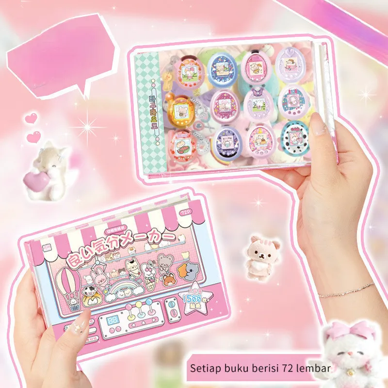 72 Stiker Die-Cut Kartun Lengkap  Imut Bahan Art Paper Sempurna Untuk Hiasan Journal  Scrapbook
