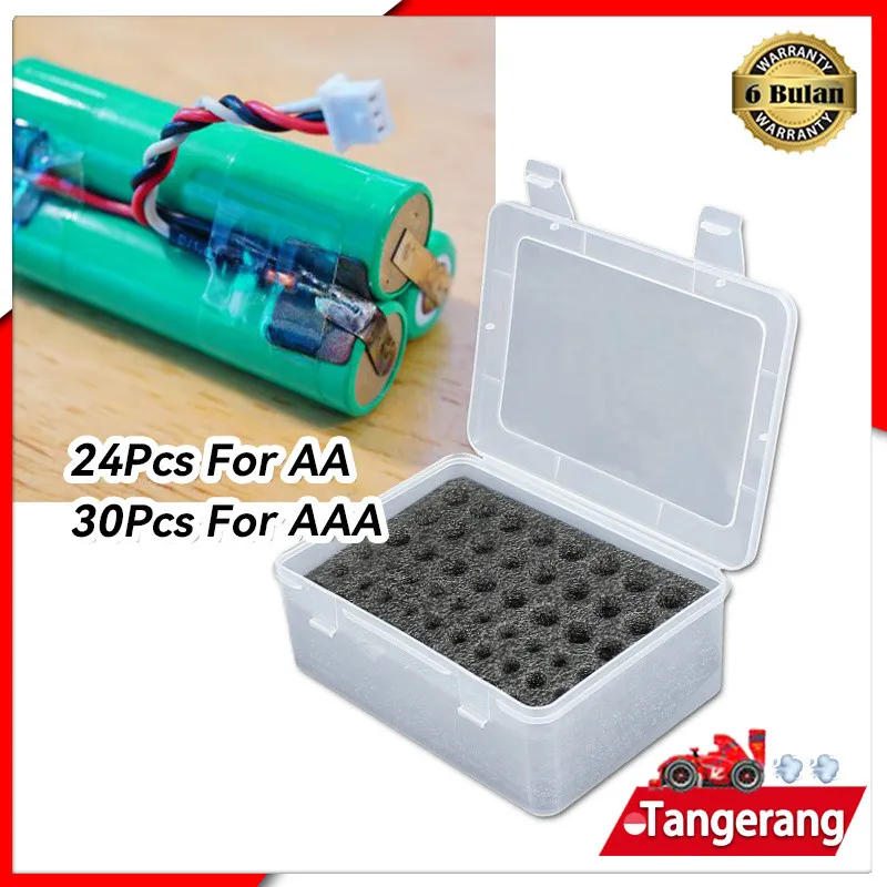 Kotak Baterai / Case Battery / Kotan Simpan Baterai Batre Battery 24 Slot AA dan 30 Slot AAA