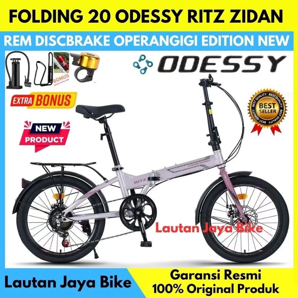 Sepeda Lipat 16 20 F271 F371 Vesta/ Exotic Rem Discbrake Terbaru