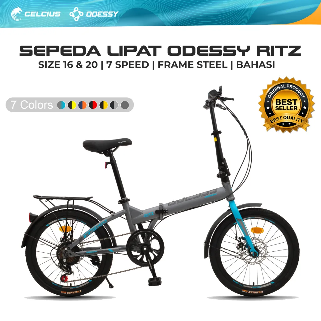 Sepeda Lipat Folding Bike Odessy RITZ  Ukuran 16 dan 20