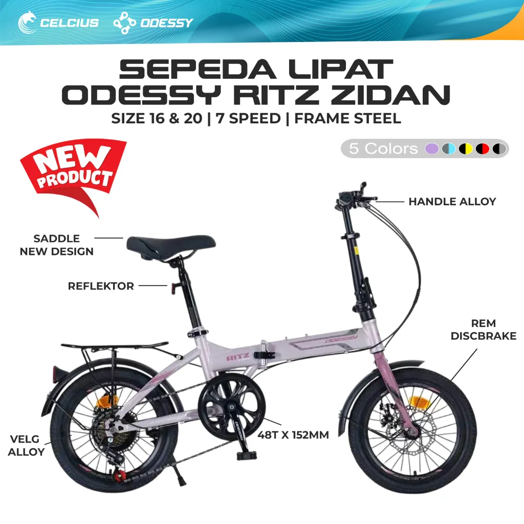 Sepeda Lipat / Sepeda Lipat Odessy Ritz / Sepeda Lipat Ritz Zidan