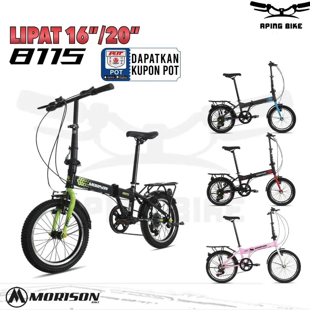 Sepeda Morison MS-8115 Sepeda Lipat Dewasa dann Anak Folding Bike