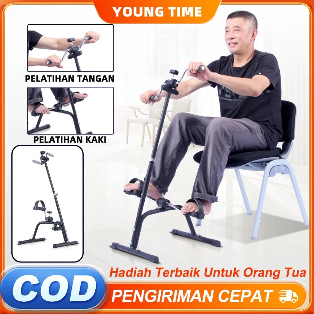 Sepeda Statis-Olahraga Gym Fitness / Terapi Kaki dan Tangan Penderita Stroke Peralatan olah raga/peralatan rehabilitasi lansia