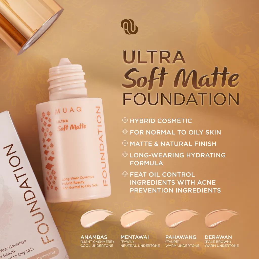 MUAQ Ultra Soft Matte Foundation