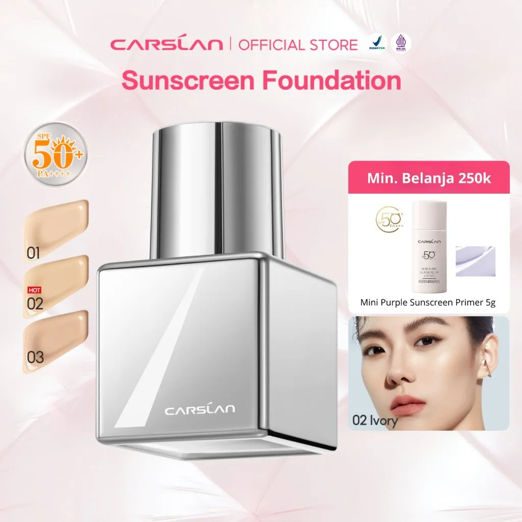 Carslan Cloud Touch Soft Focus Sunscreen Foundation SPF50+ PA++++ 30g