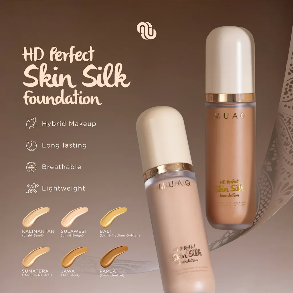 MUAQ HD Perfect Skin Silk Foundation
