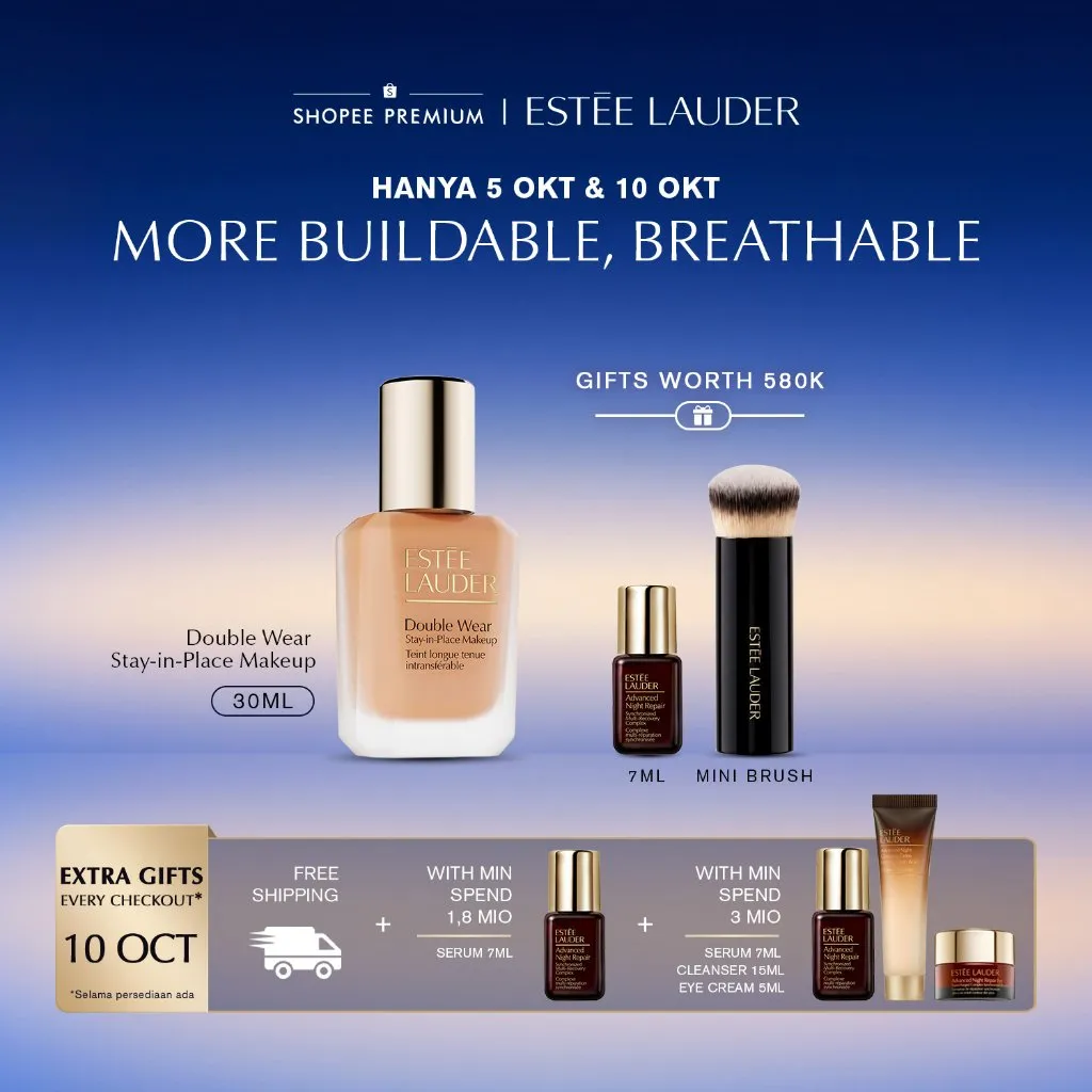 Estee Lauder Double Wear Stay-in-Place Longwear Matte Foundation SPF 10/PA++ | Foundation, Buildable Breathable 36 Hour Longwear Color-True Oil-Control Lightweight Waterproof Non-comedogenic Full Coverage | 30ml