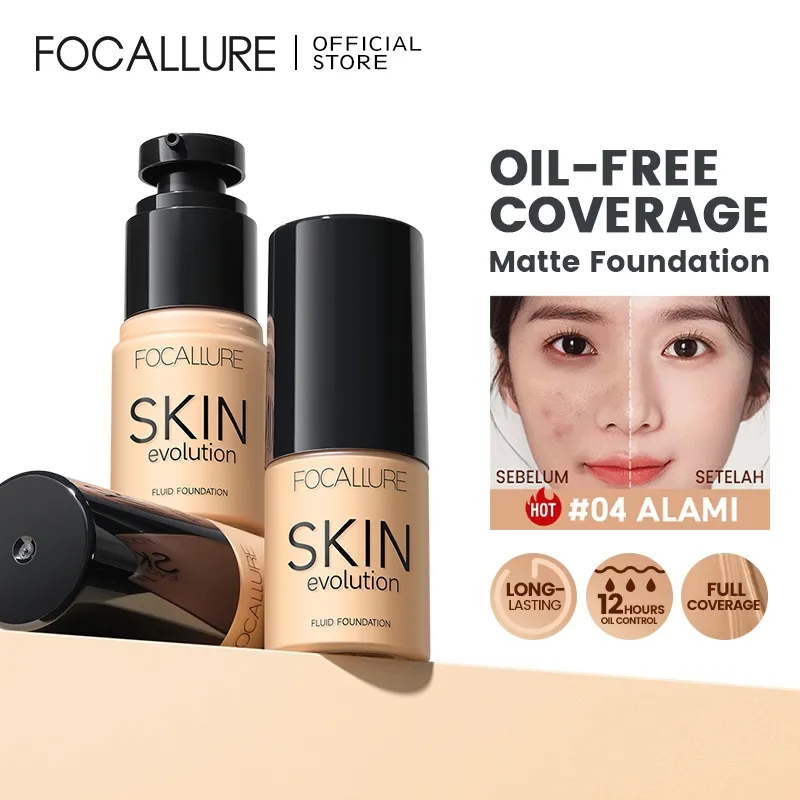FOCALLURE Full Coverage Oil-control Fluid Foundation