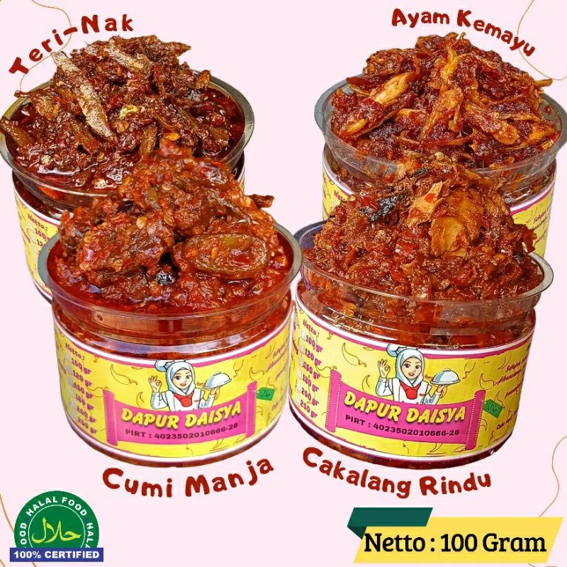 [100 GRAM] SAMBAL CUMI SAMBEL FRESH BABY SOTONG PEDAS SUWIR CAKALANG AYAM TUNA TONGKOL PECEL KACANG TERI SUWIR EATSAMBEL EAT SACHET CIAMIK EATSAMBAL SAMYANG GOCHUJANG HALAL MAKAN MAKANAN CANDU VIRAL KULINER FOOD CEMILAN DIET ASIN SIMPLE JAJAN  MENU