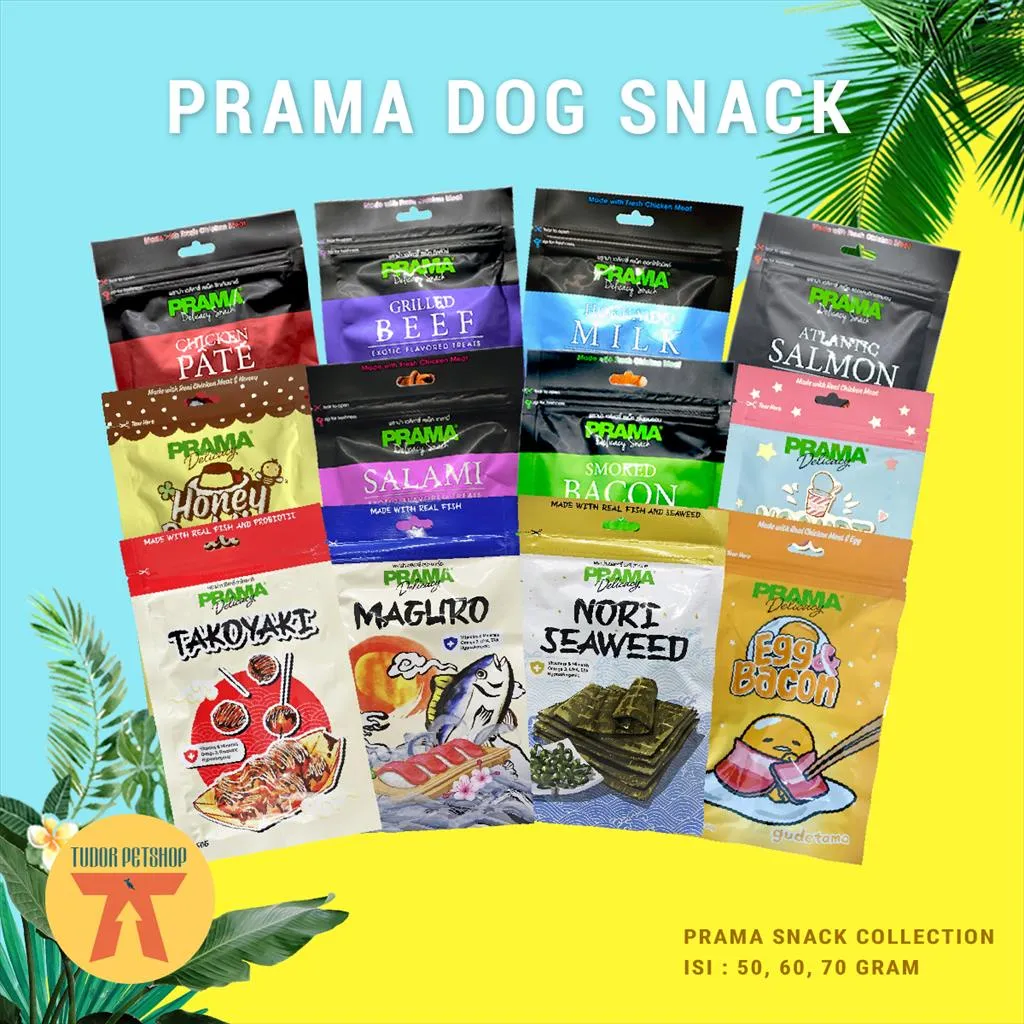 PRAMA DOG SNACK MEAT COLLECTION 70 GRAM CEMILAN / MAKANAN / SNACK Anjing