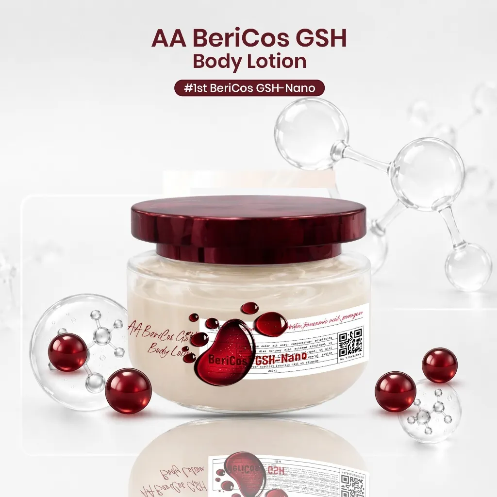 HB Dosting Kuadrat - AA Bericos GSH  Body Lotion - DAVIENA SKINCARE