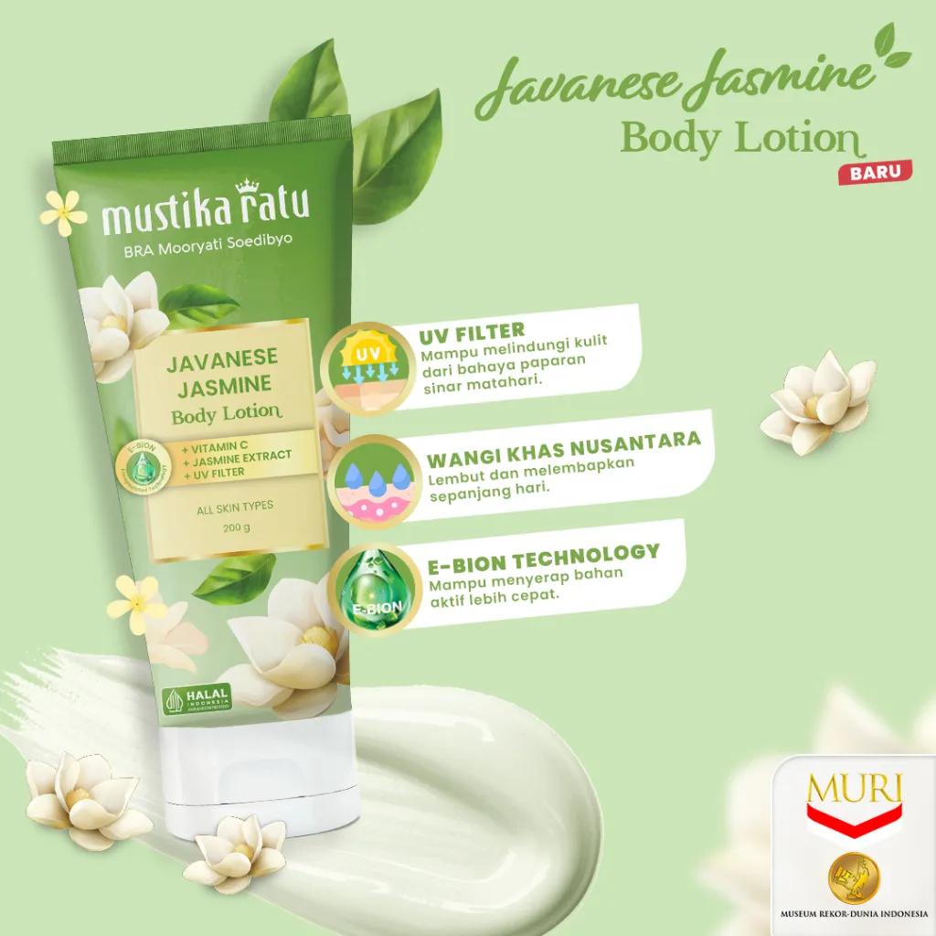 [Creator Exclusive] Mustika Ratu Javanese Jasmine Body Lotion 200 ml