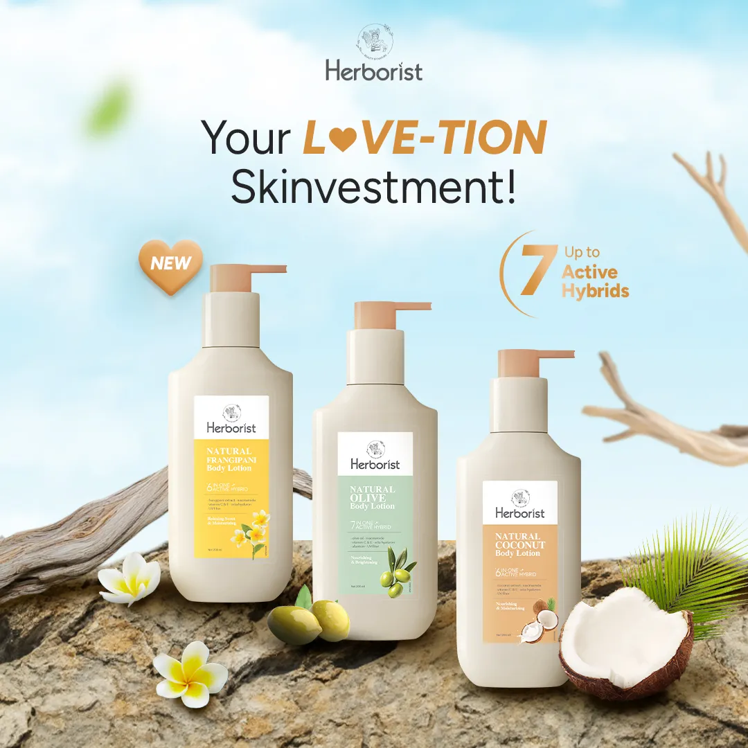 Herborist Body Lotion Series Melembapkan Menghaluskan Kulit 200ml