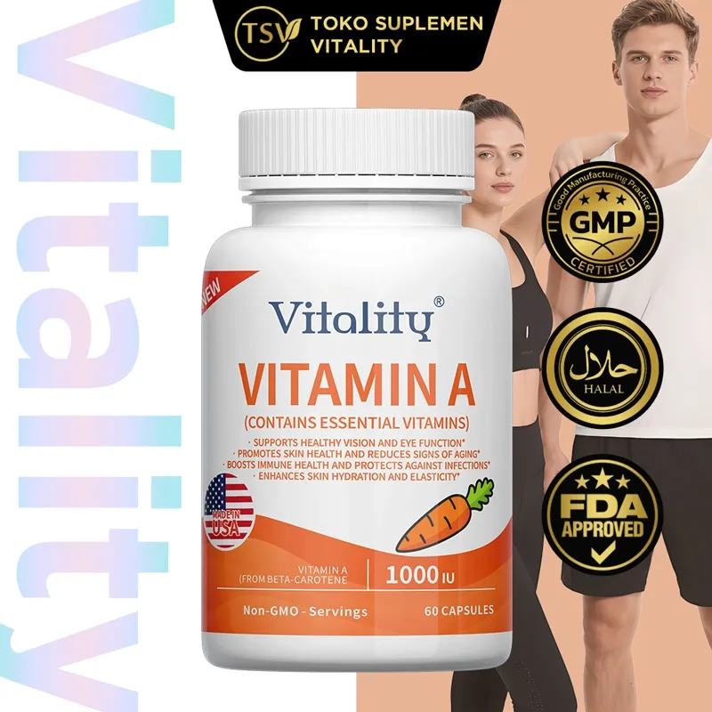 Vitamin A Meningkatkan penglihatan Perlindungan Antioksidan Meningkatkan kekebalan tubuh Meningkatkan perkembangan kulit dan tulang