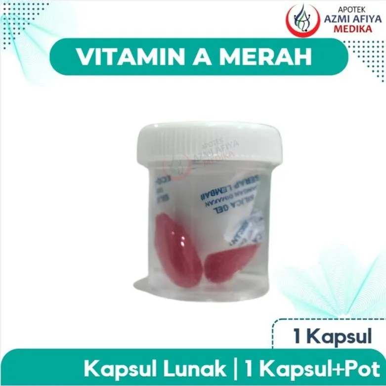 Vitamin A Kapsul Lunak 1 Kapsul+Pot