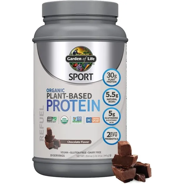 Garden of Life Sport Organic Plant Based Protein Chocolate / Vanilla | Suplemen Olahraga Organik | Plant Based | Gluten Free