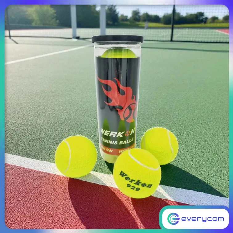 [3 PCS] Bola Tennis / Kasti Werkon | Bola Olahraga Kasti & Tenis Lapangan