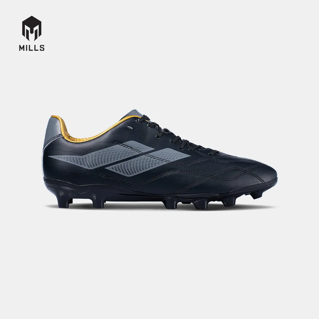 MILLS SEPATU SEPAKBOLA ENZO FG BLACK/DARK.GREY/GOLD 9305301