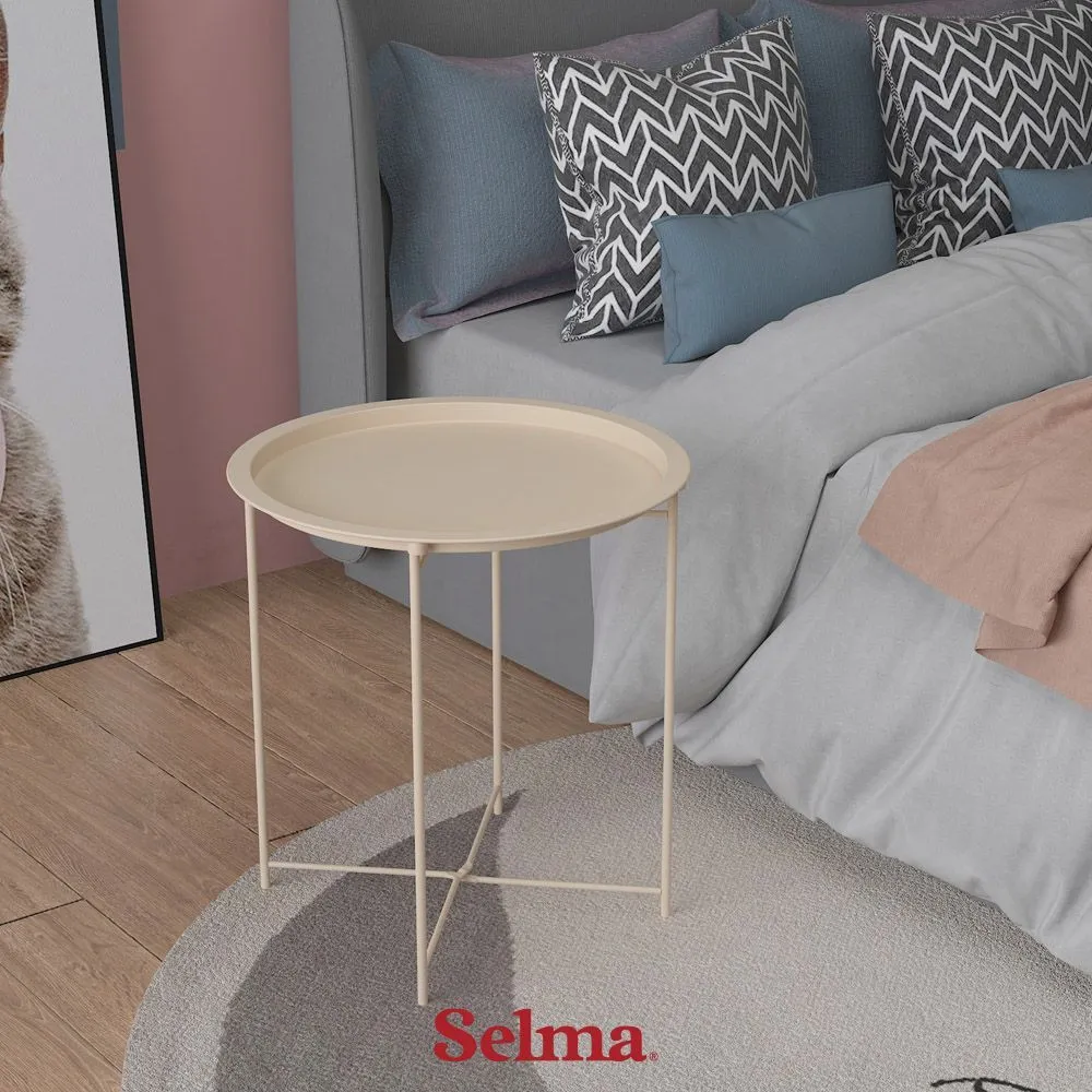 Selma Shawn Meja Sisi Meja Samping Meja Sofa End Table Side Table Pojok Ruang