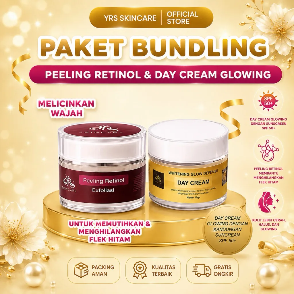 DAY & SALEP PEELING RETINOL YRS 10 Gr Skincare Cream Penghilang Flek Hitam BPOM