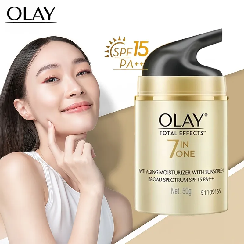 Olay Total Effects 7 in 1 Day Cream Sunscreen SPF15 PA++ 50g / Anti Aging Moisturizing / 100% Original [EXP:2027]