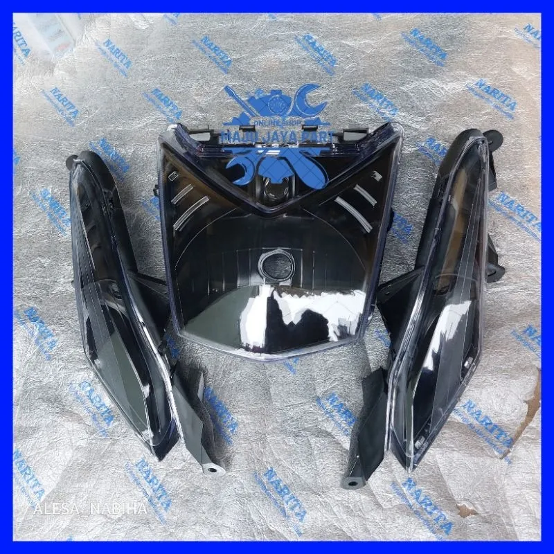Reflektor Lampu Depan BEAT FI Hitam & Sein Kiri Kanan BEAT FI 2012 2013 2014 2015 2016 HITAM SMOKE