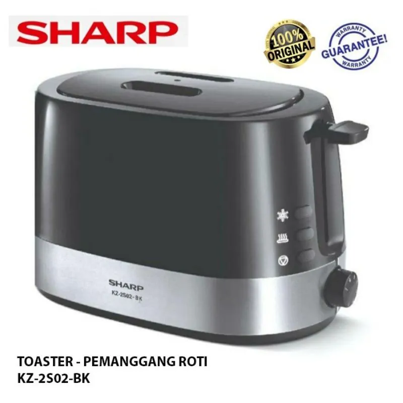 Sharp Pop Up Toaster / Pemanggang Roti KZ2S02BK