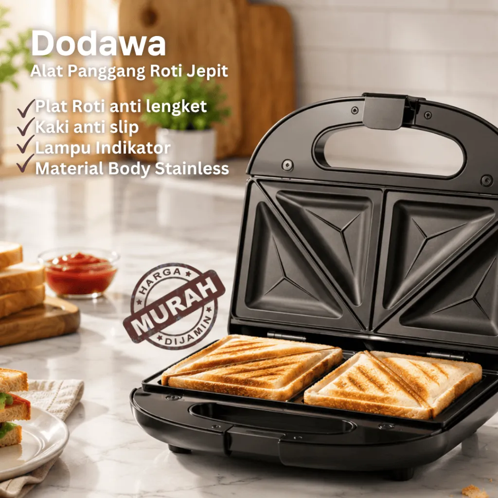 Dodawa Sandwich Maker / mesin wafel / waffle maker / panggangan roti / toaster / alat panggang roti