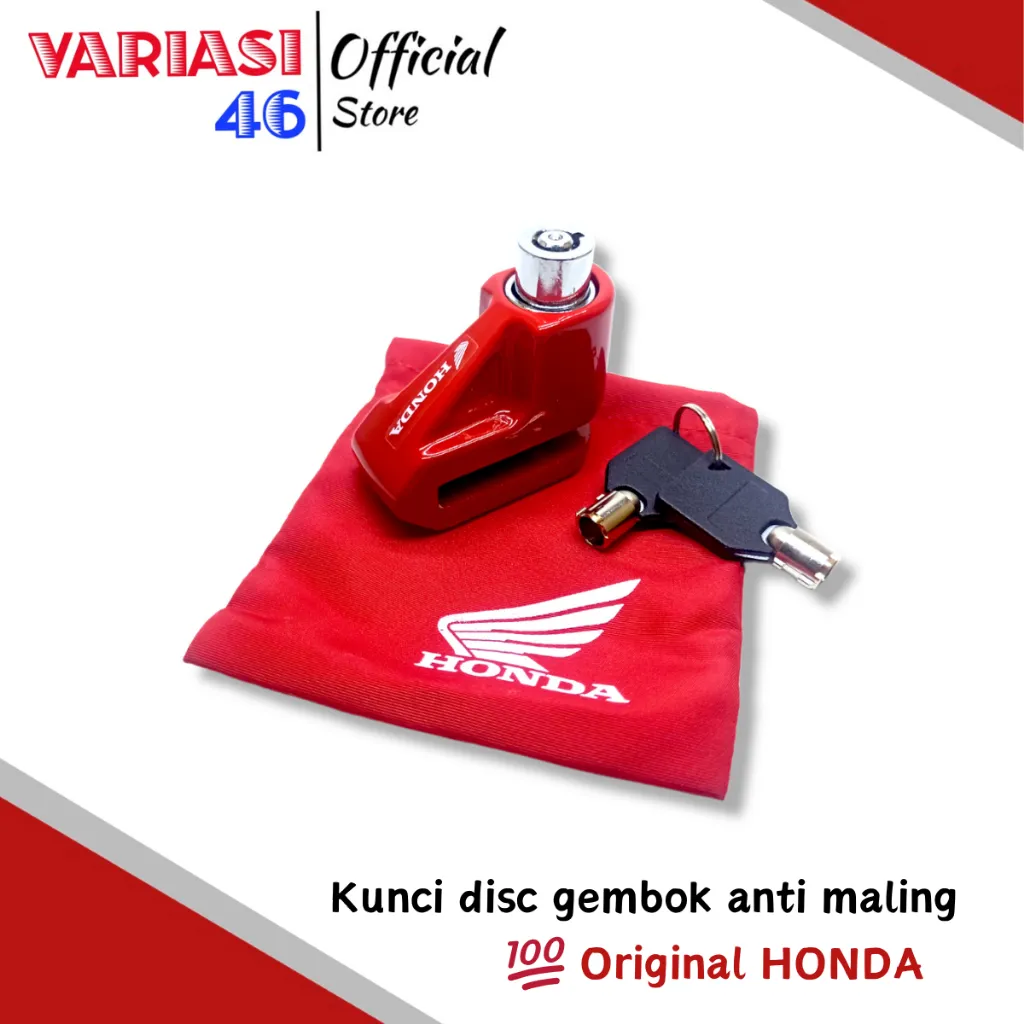 Disc Lock Gembok Cakram honda Gembok Cakram Motor Honda Anti Maling