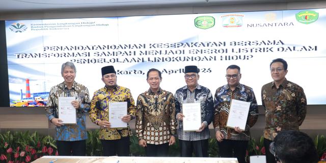 Menteri LH Tuntaskan Tahap Awal PSEL Samarinda Raya dan Balikpapan Raya, Kelola Persoalan Sampah