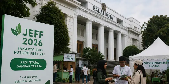Festival Lingkungan Digelar di Balai Kota, Ajak Warga Jaga Lingkungan Jakarta