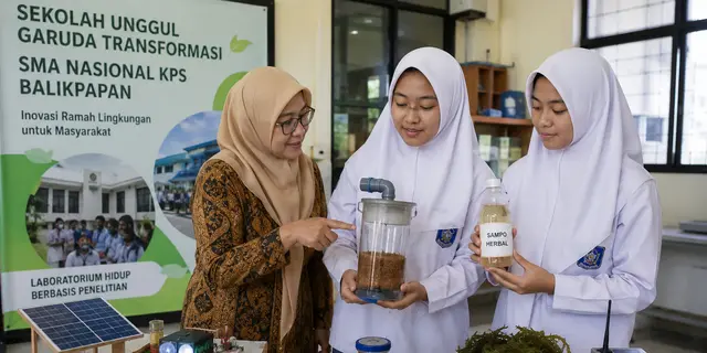 Laboratorium Sekolah Garuda Kaltim HasilkanInovasi Ramah Lingkungan