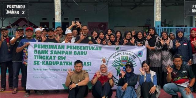 Tekan Volume dari Hulu, Pemkab Bekasi Wajibkan Setiap RW Bentuk Bank Sampah