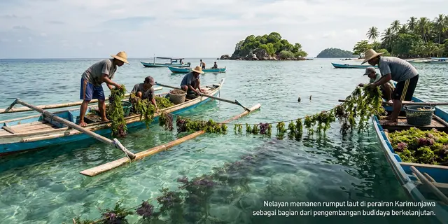 KKP Kucurkan Rp 9 Miliar untuk Budidaya Rumput Laut Karimunjawa