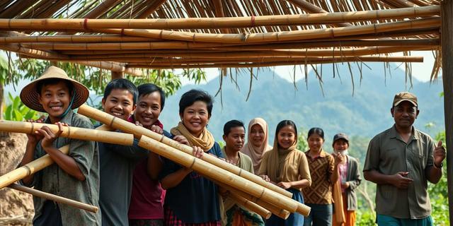 Gotong Royong Semesta Berencana di Desa Dalung Balu Perkuat Kesadaran Lingkungan dan Kelestarian Alam