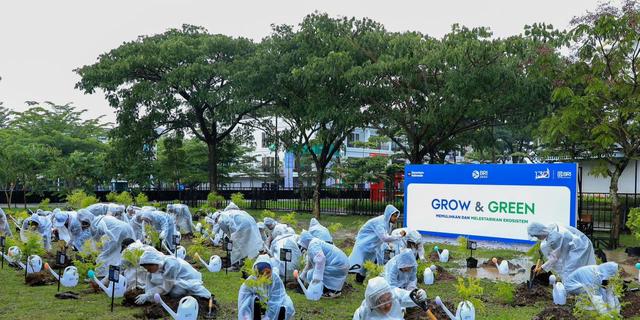 Konsisten Jalankan Komitmen Berkelanjutan, BRI Tanam Ribuan Pohon dan Ajak Warga Jaga Lingkungan